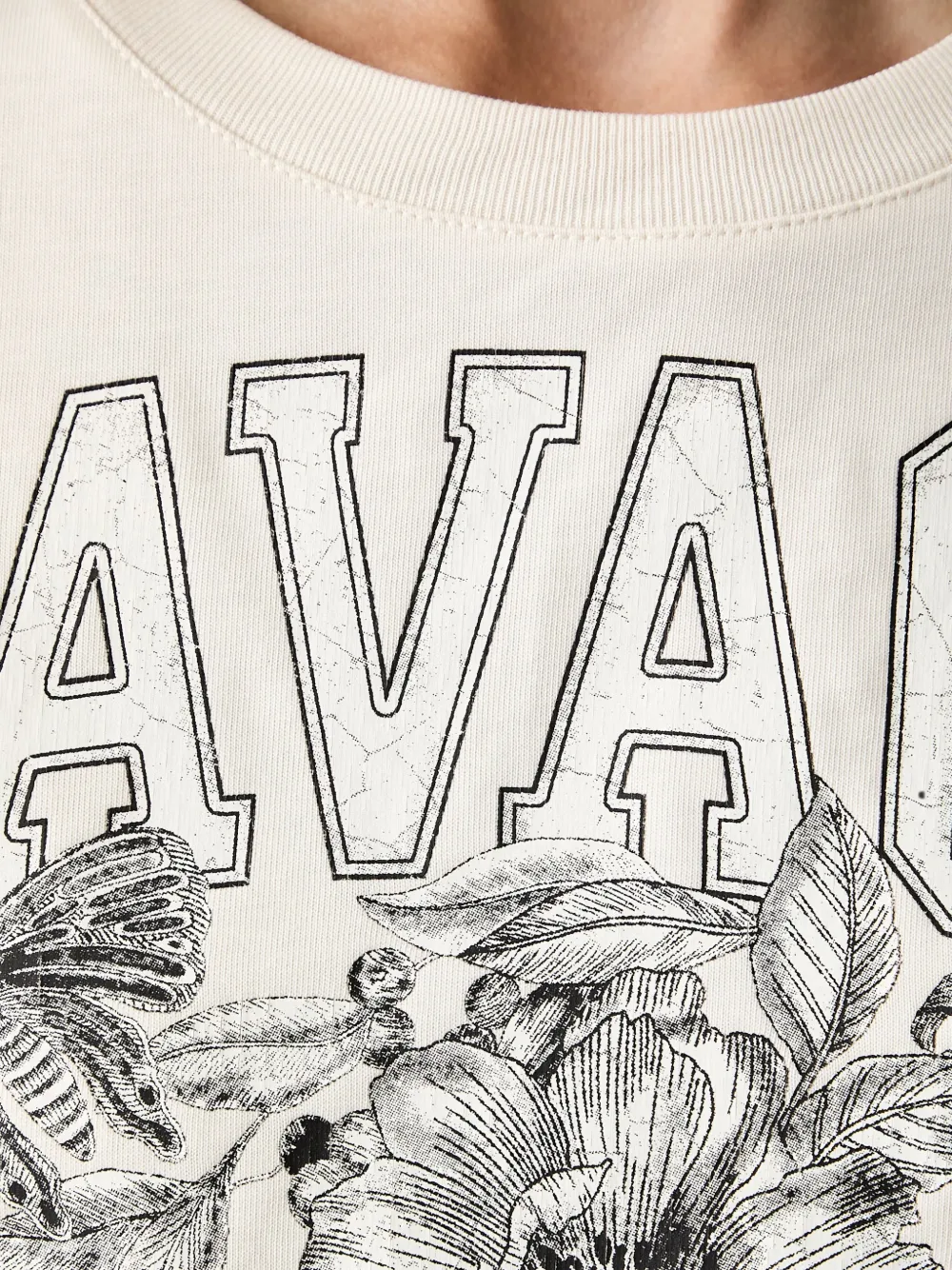 Just Cavalli T-shirt met grafische print Beige