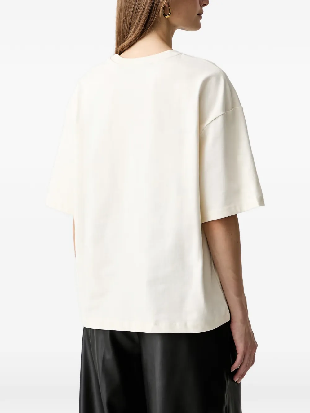 Just Cavalli T-shirt met grafische print Beige
