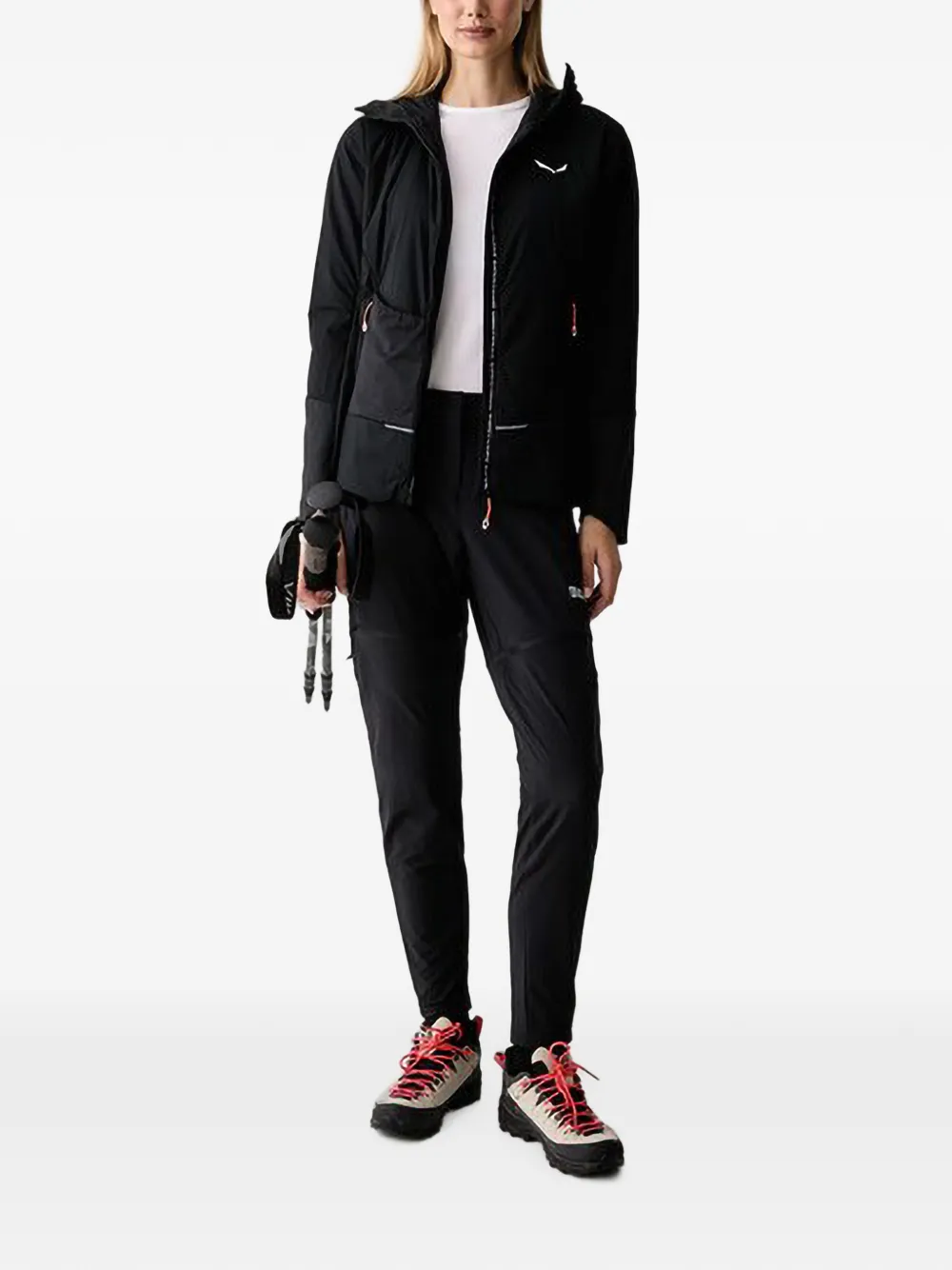 JACK WOLFSKIN Hikeout broek met ritssluiting Zwart