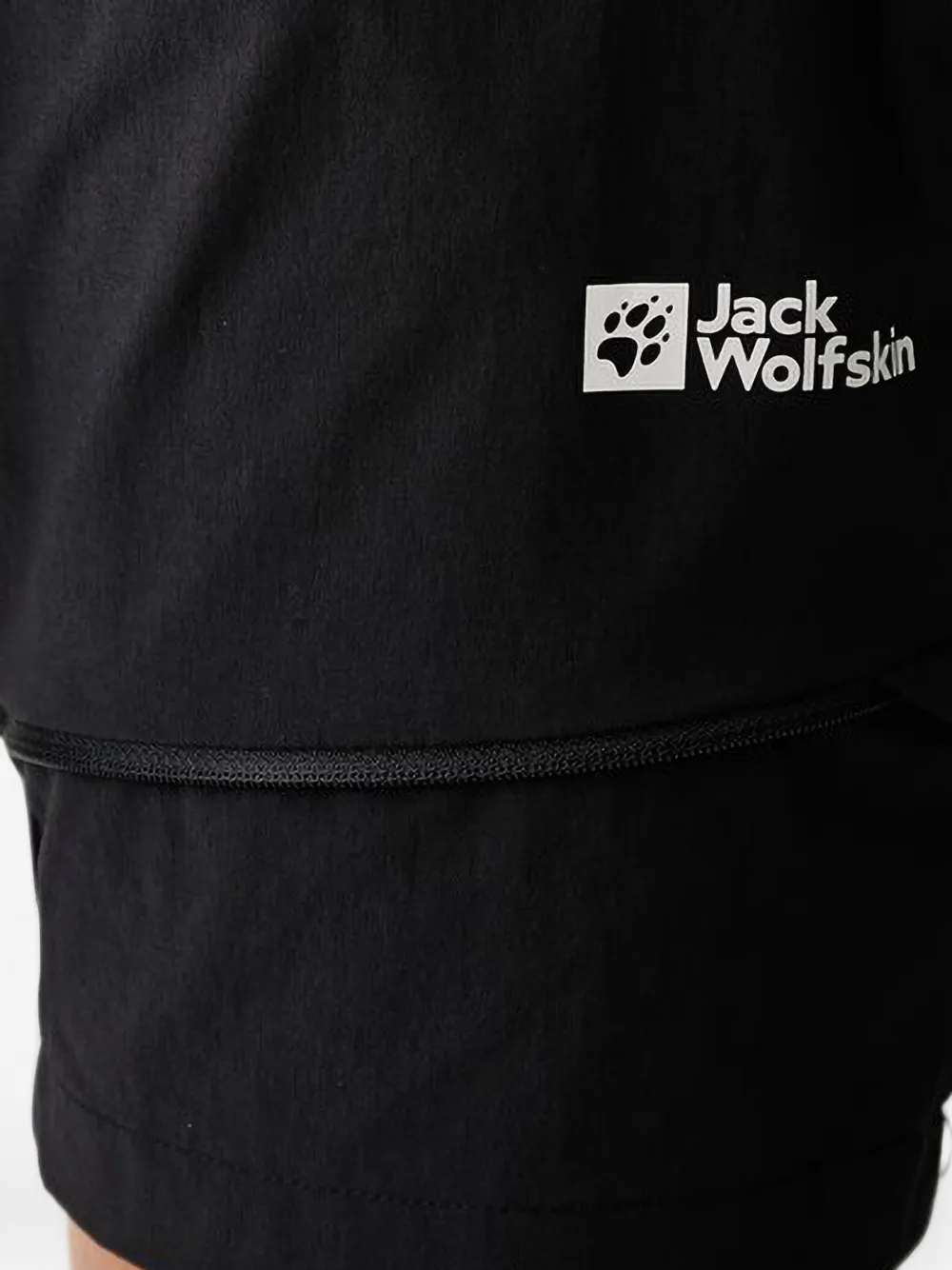JACK WOLFSKIN Hikeout broek met ritssluiting Zwart