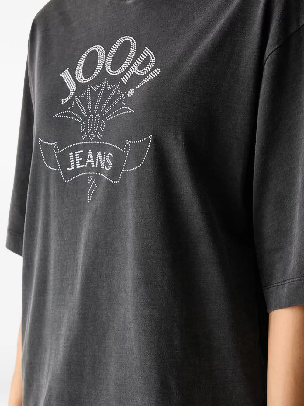 Joop! T-shirt met logoprint Grijs