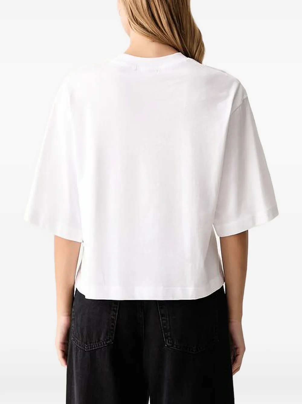 Joop! Boxy T-shirt met sterrenprint Wit