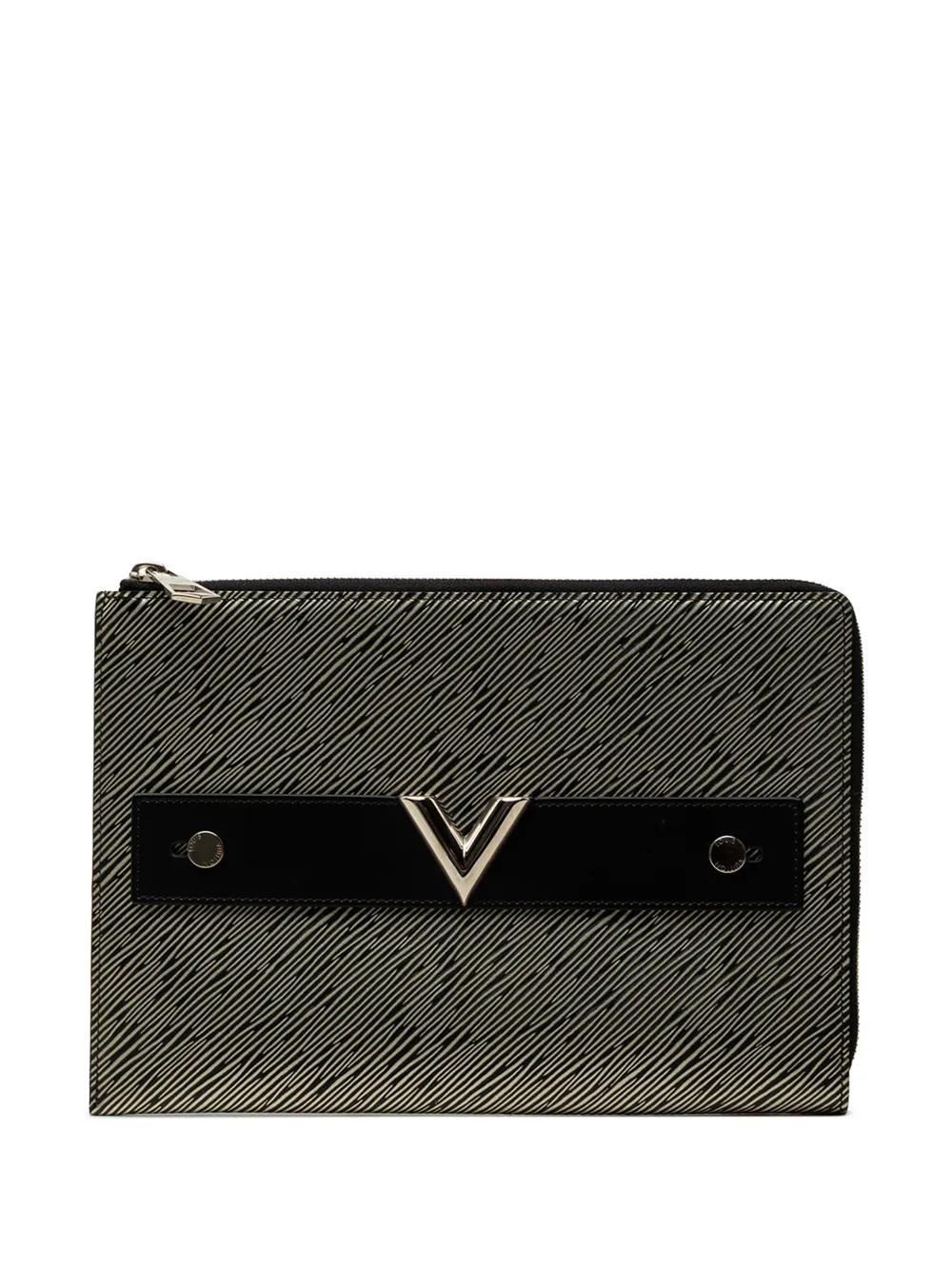 Louis Vuitton Pre-Owned 2017 Epi Essential V Pochette clutch bag - Argento