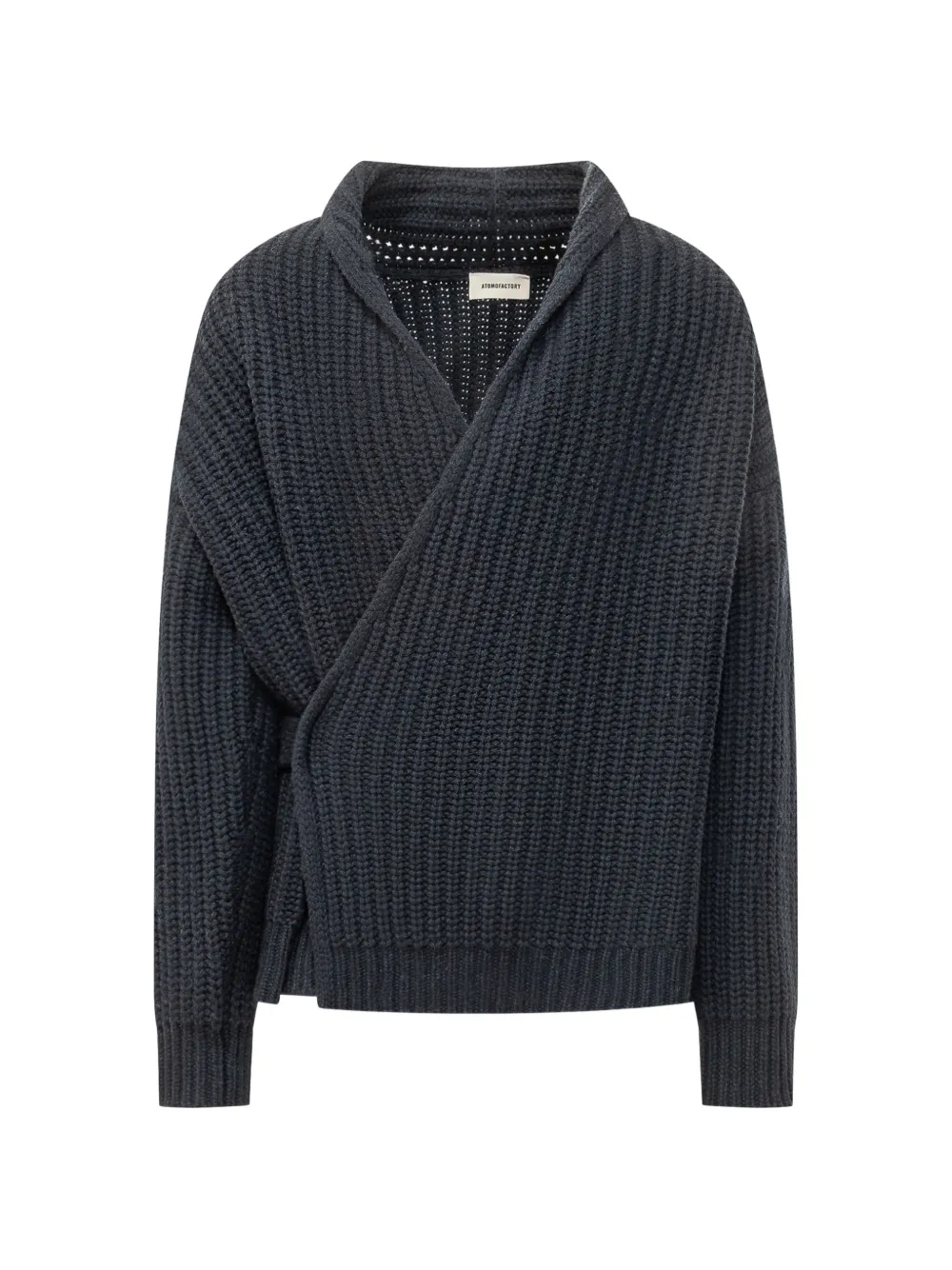 atomo factory Costa wrap cardigan - Blu