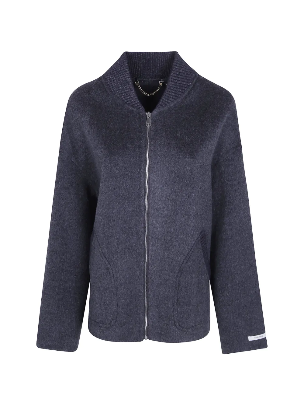 Giovanni Paris Leo Zip-up Jacket In 그레이