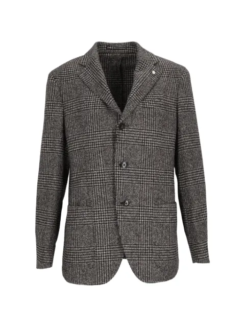 Luigi Bianchi Prince of Wales check Blazer