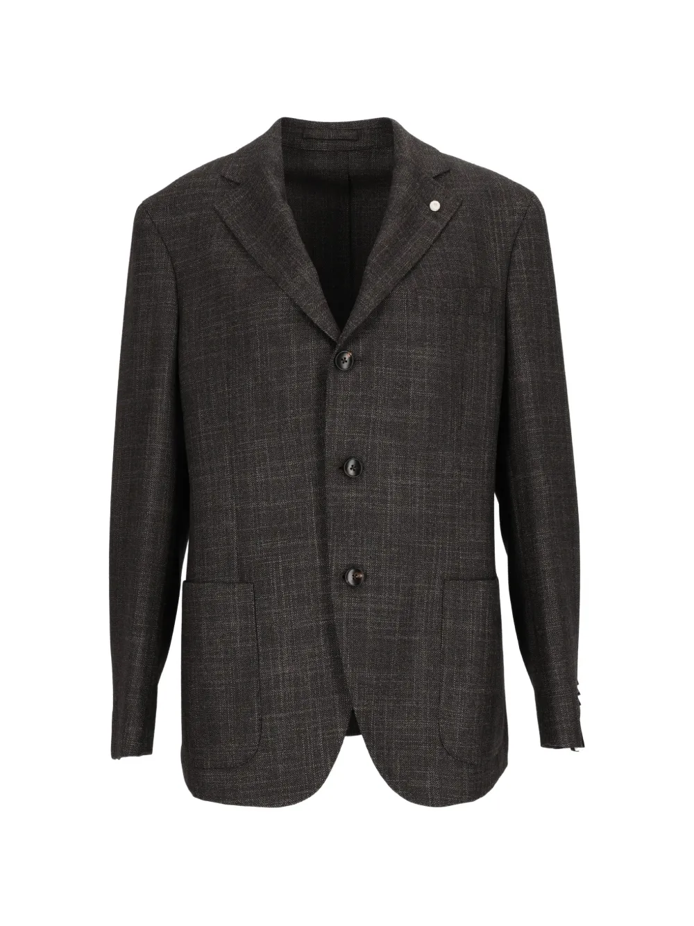 Luigi Bianchi Drop 7 herringbone-pattern blazer - Grau