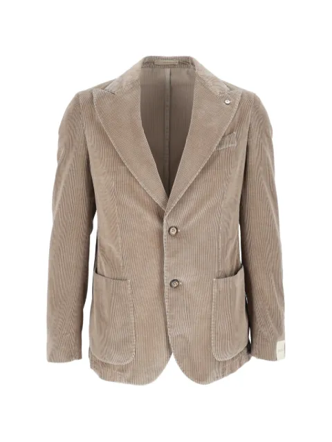 L.B.M. 1911 blazer de pana con botones