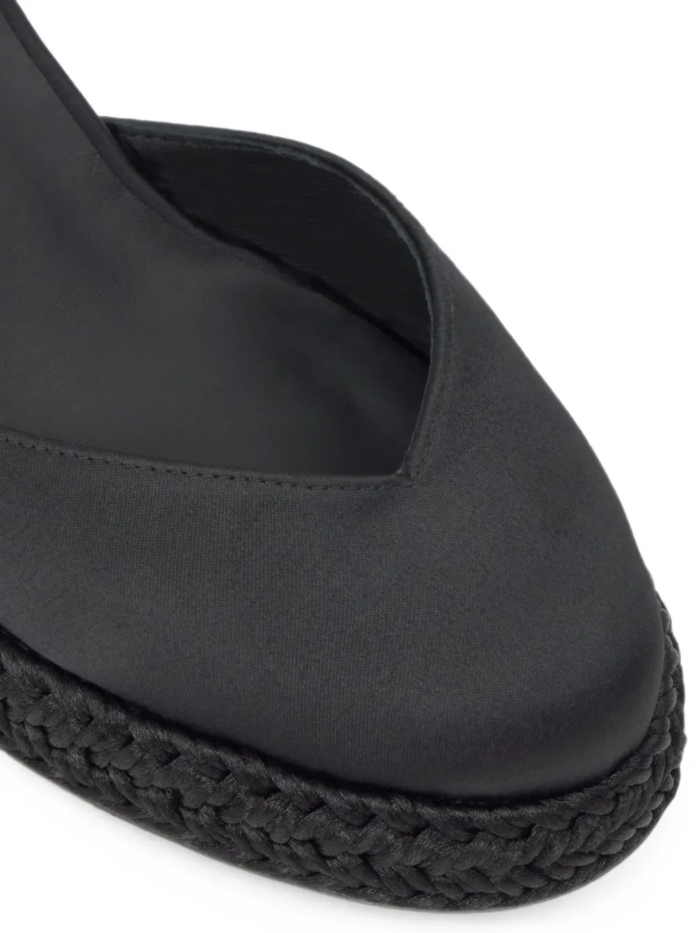 Castañer Vilnia satin platform pumps Zwart