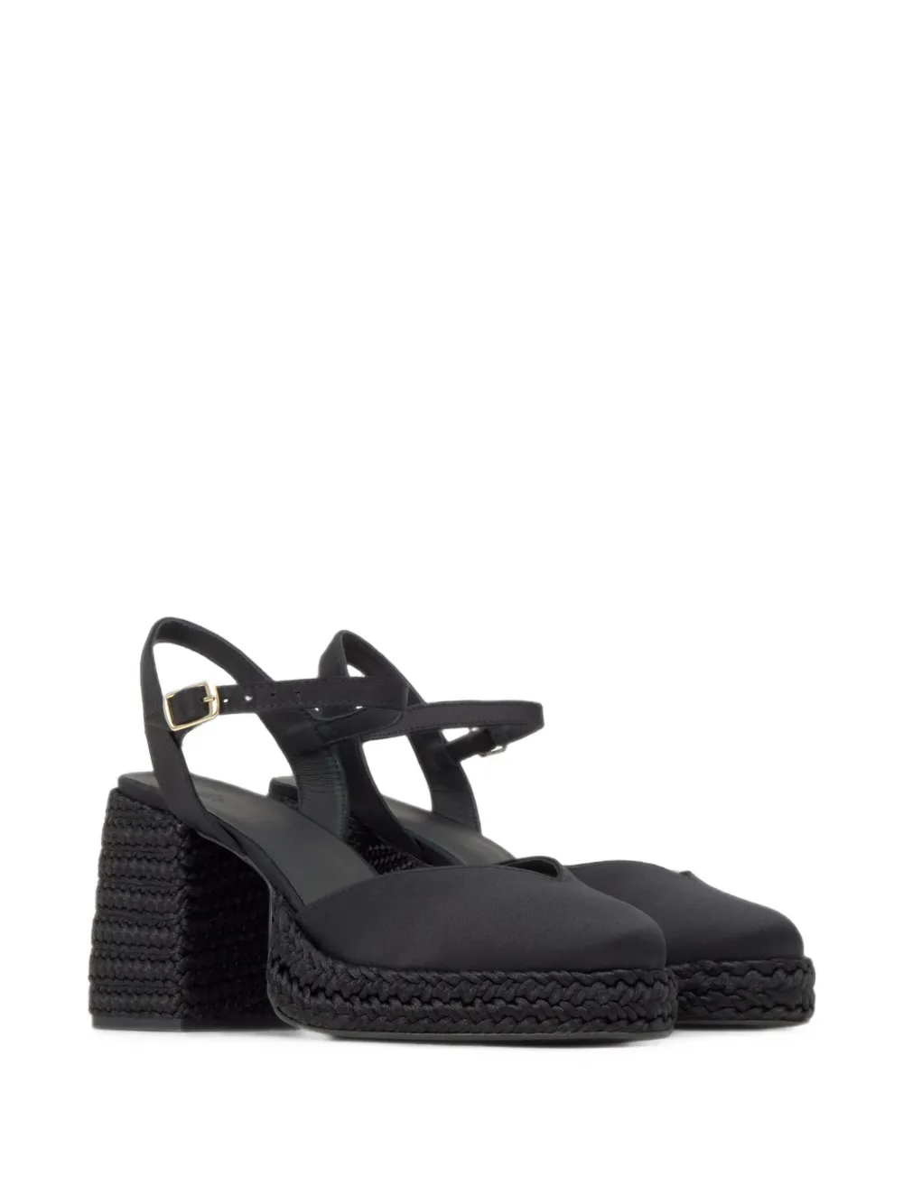 Castañer Vilnia satin platform pumps Zwart