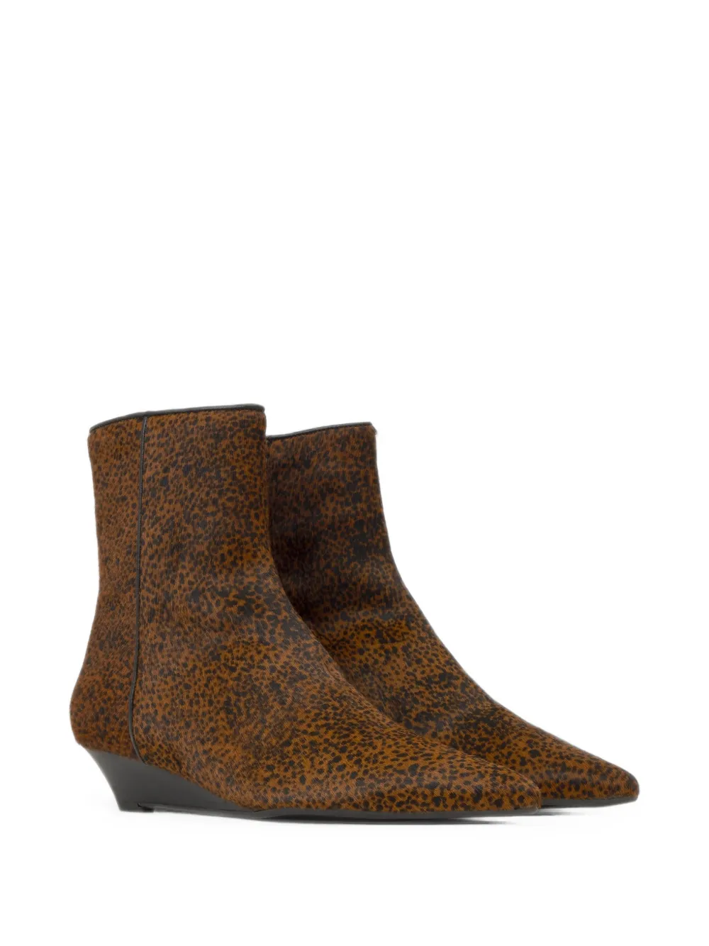 Castañer Tatiana leopard-print ankle boots Bruin