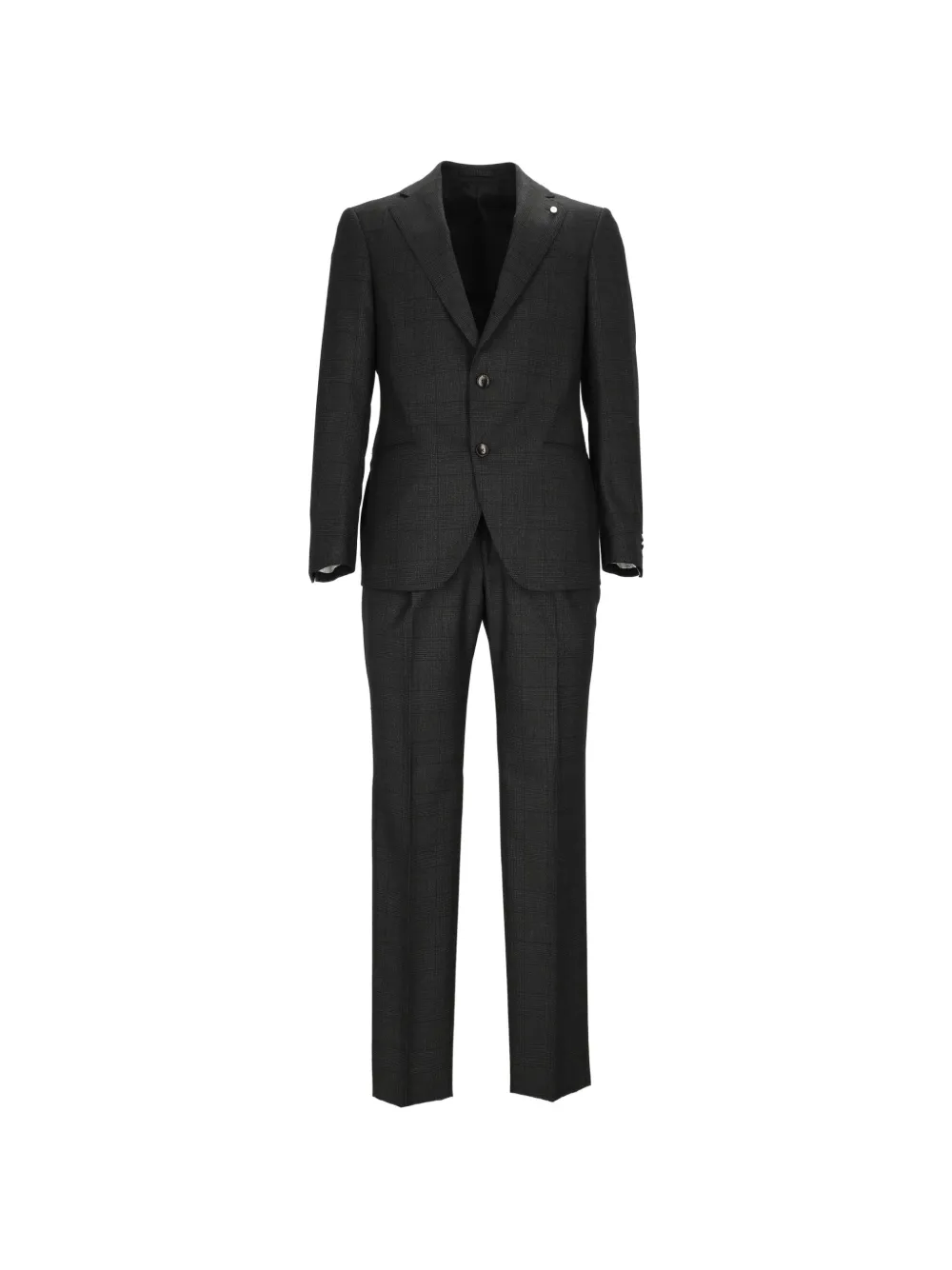 Luigi Bianchi Drop 7 check-pattern suit