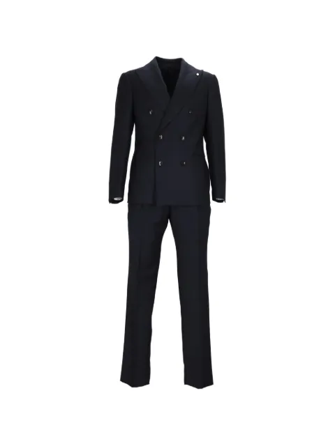 Luigi Bianchi double-breasted Drop 7 suit