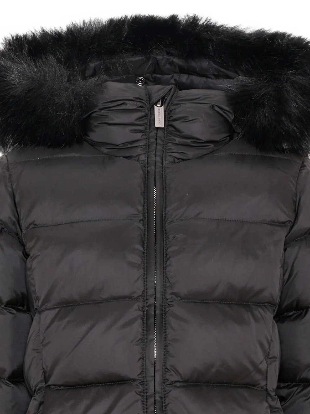 Colmar Kids Jack met afwerking van imitatiebont Zwart