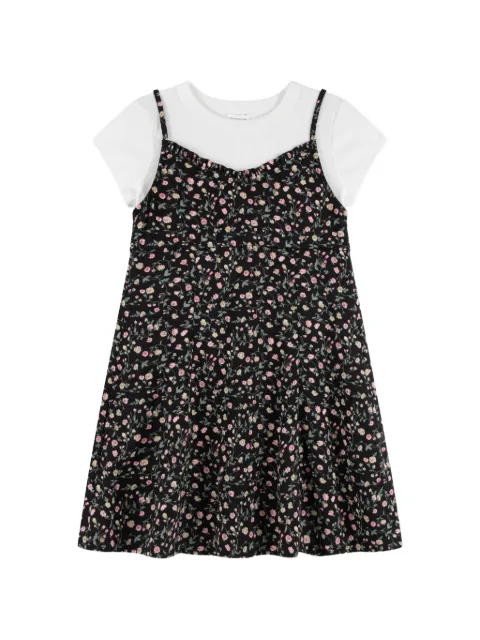 ABERCROMBIE FITCH KIDS Sweetheart Twofer floral-print 2-in-1 dress