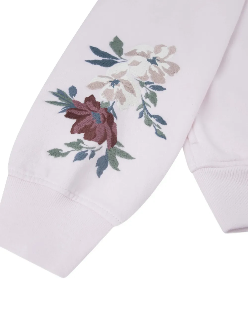 ABERCROMBIE FITCH KIDS Hoodie met geborduurd bloemenlogo Roze