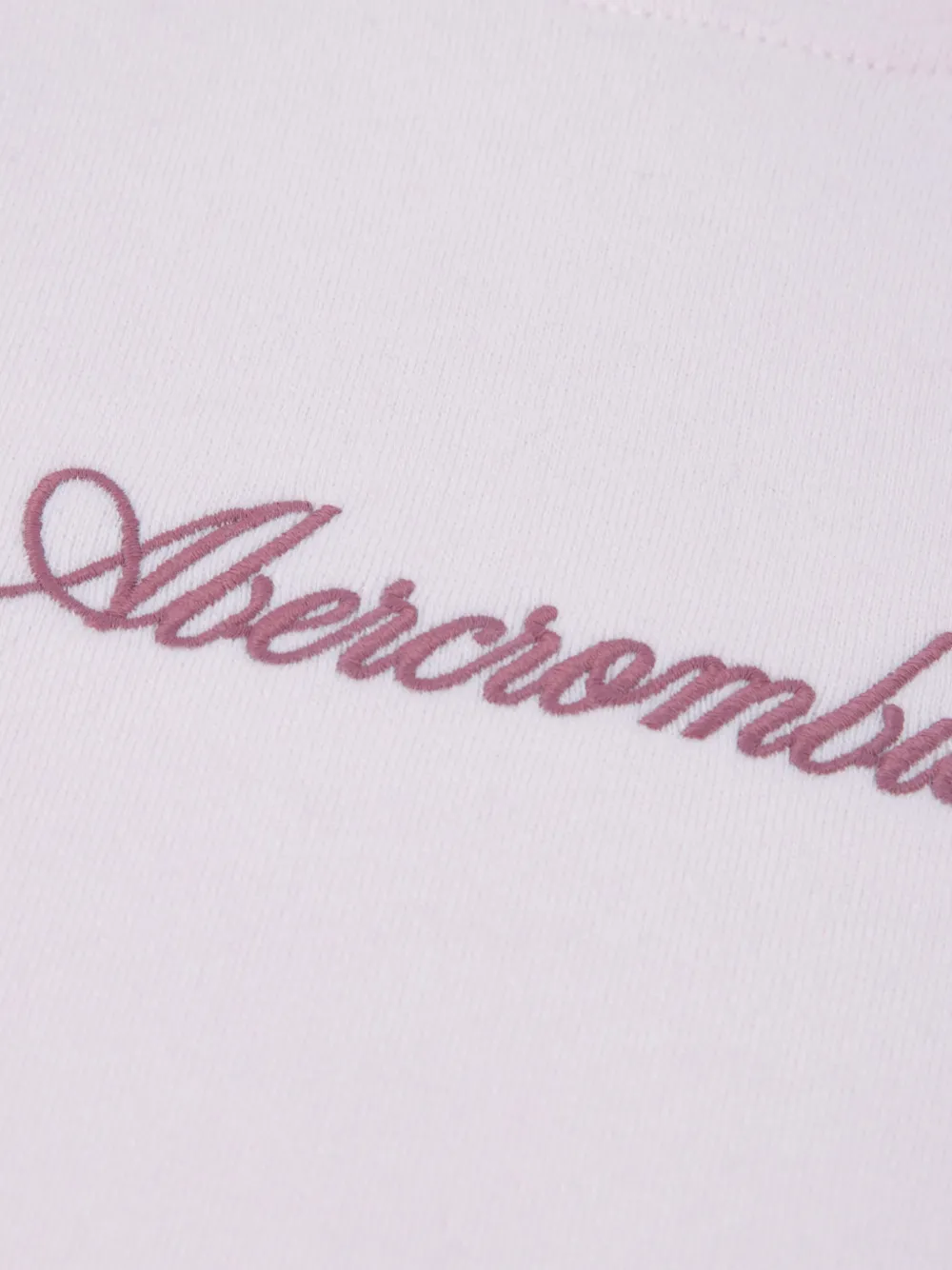 ABERCROMBIE FITCH KIDS Hoodie met geborduurd bloemenlogo Roze