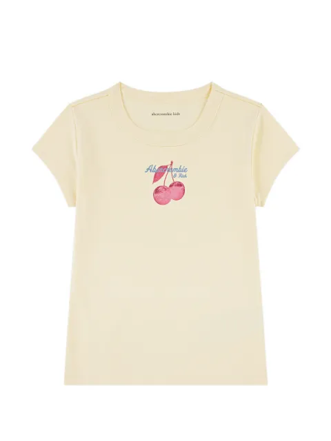 ABERCROMBIE FITCH KIDS Two Cherry print T-shirt