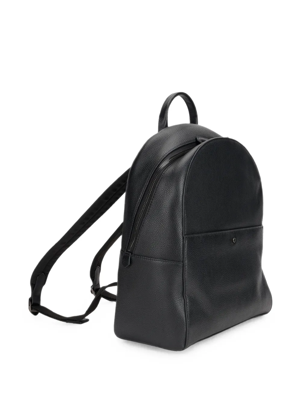 GIANNI CHIARINI Florence leren rugzak met textuur Zwart