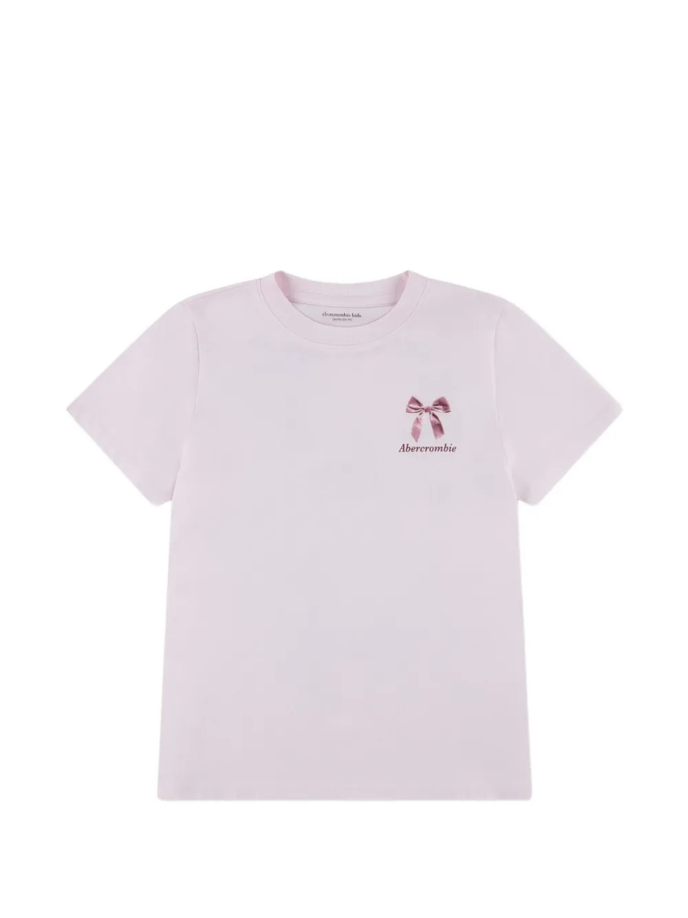 ABERCROMBIE FITCH KIDS In My Bag bow-print graphic T-shirt - Rosa