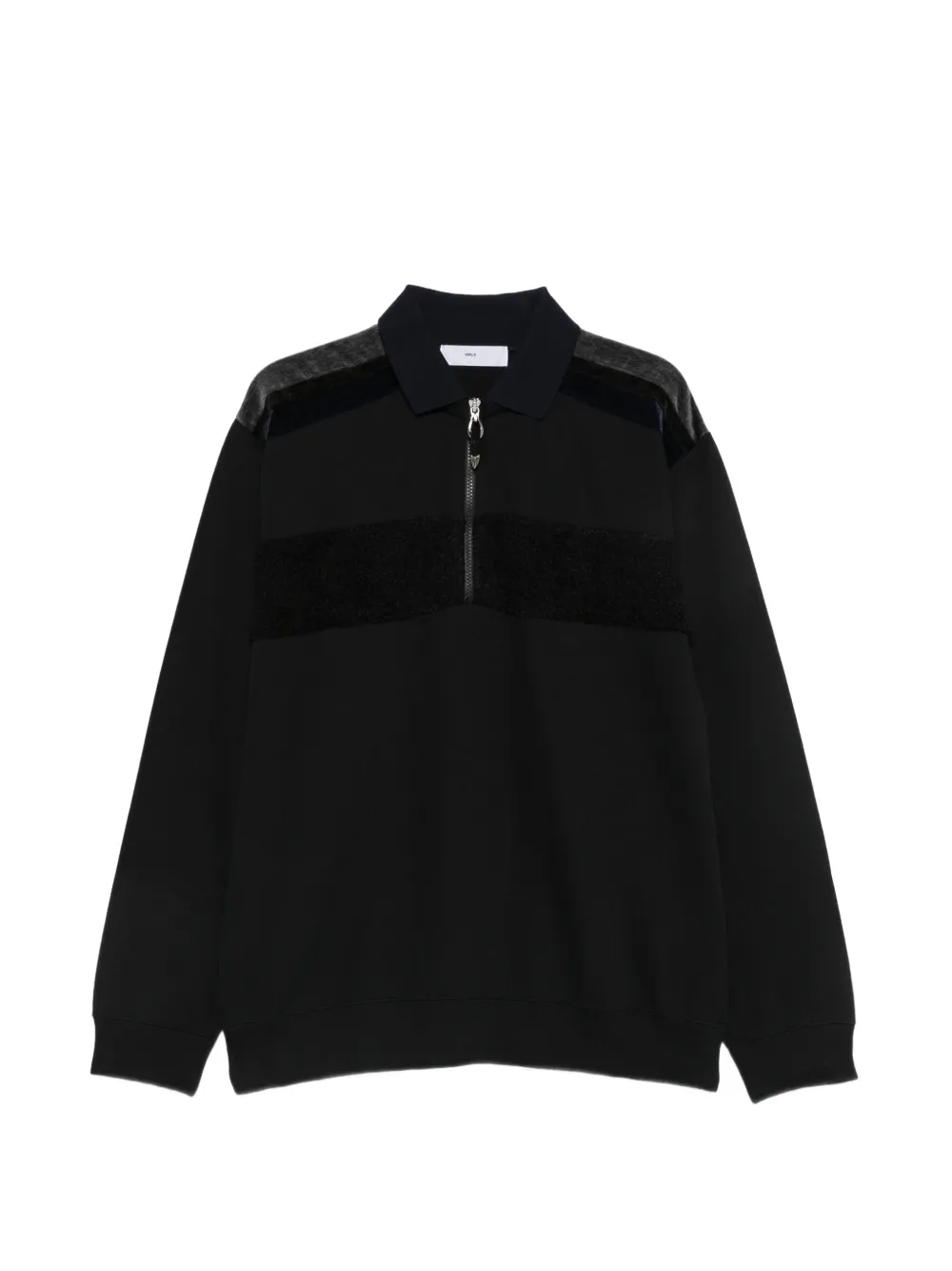 Toga Virilis panelled zip-fastening sweatshirt - Bleu Toga Virilis panelled zip-fastening sweatshirt - Bleu