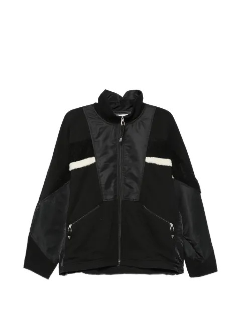 Toga Virilis panelled zip-up jacket
