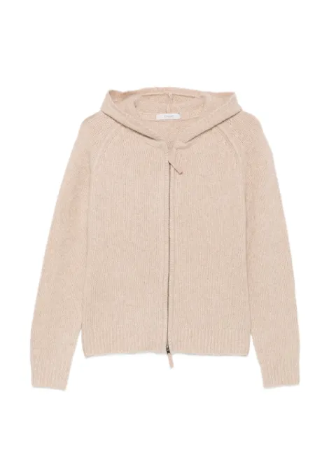 Kristensen Du Nord zip-up knit hoodie cardigan