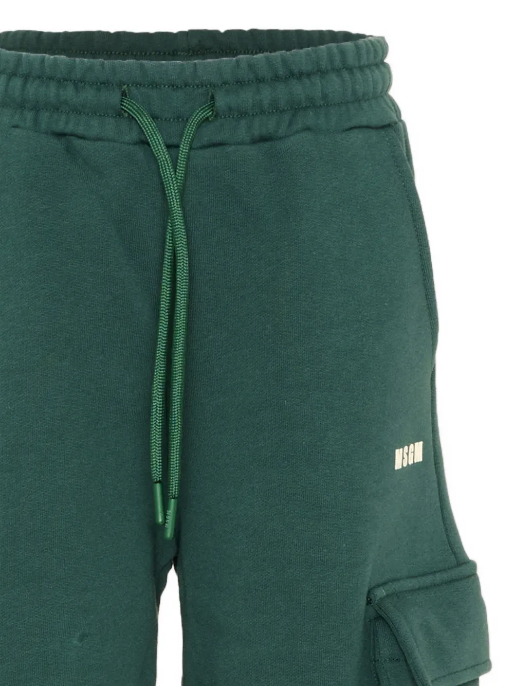 MSGM Kids Trainingsbroek met logoprint Groen