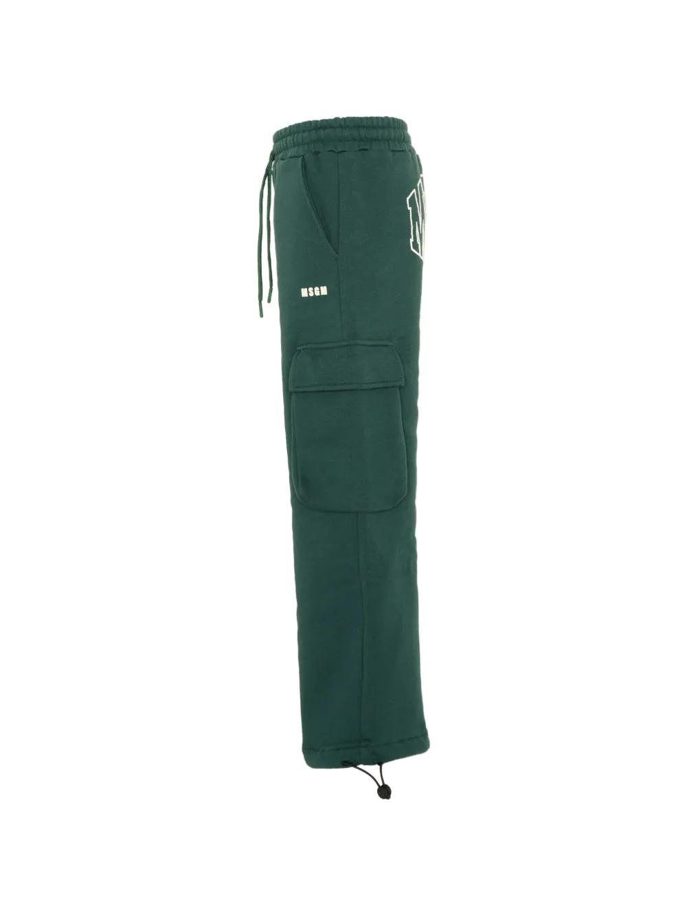 MSGM Kids Trainingsbroek met logoprint Groen