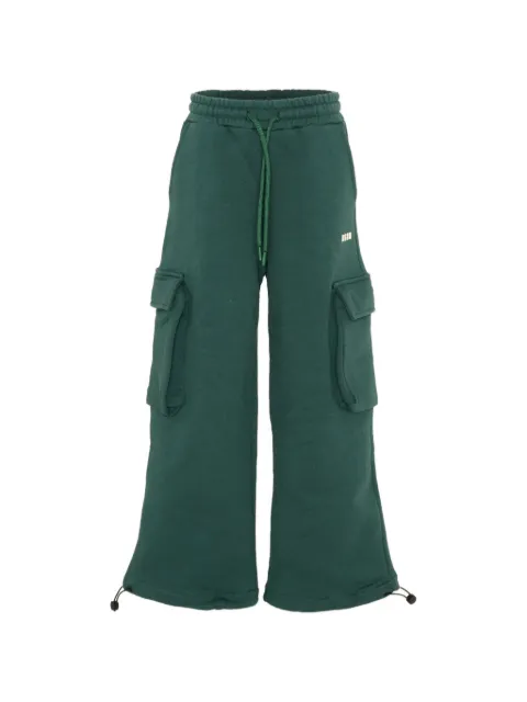 MSGM Kids logo-print cargo track pants