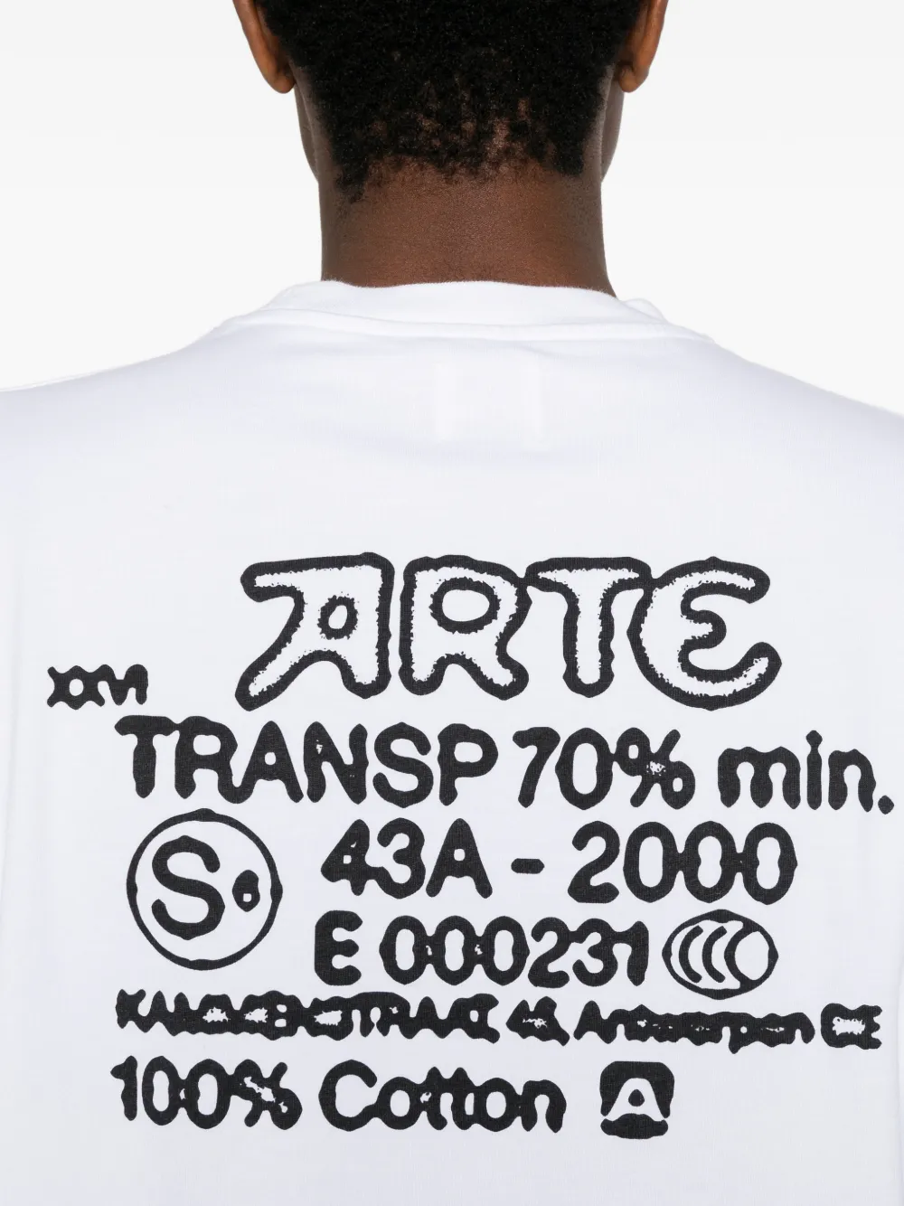 Arte Antwerp T-shirt met grafische print Zwart