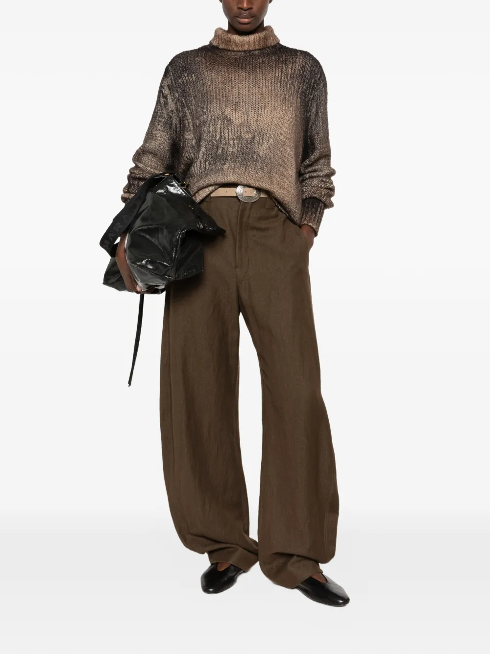 Avant Toi roll-neck sweater Bruin