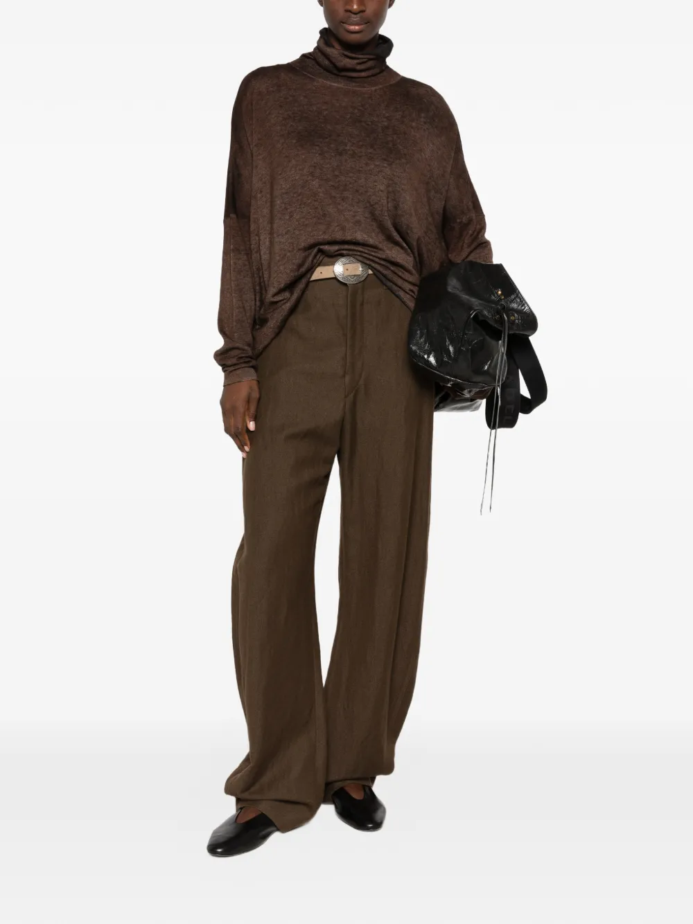 Avant Toi roll-neck sweater Bruin