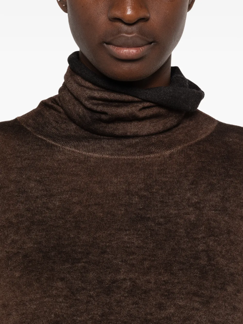Avant Toi roll-neck sweater Bruin