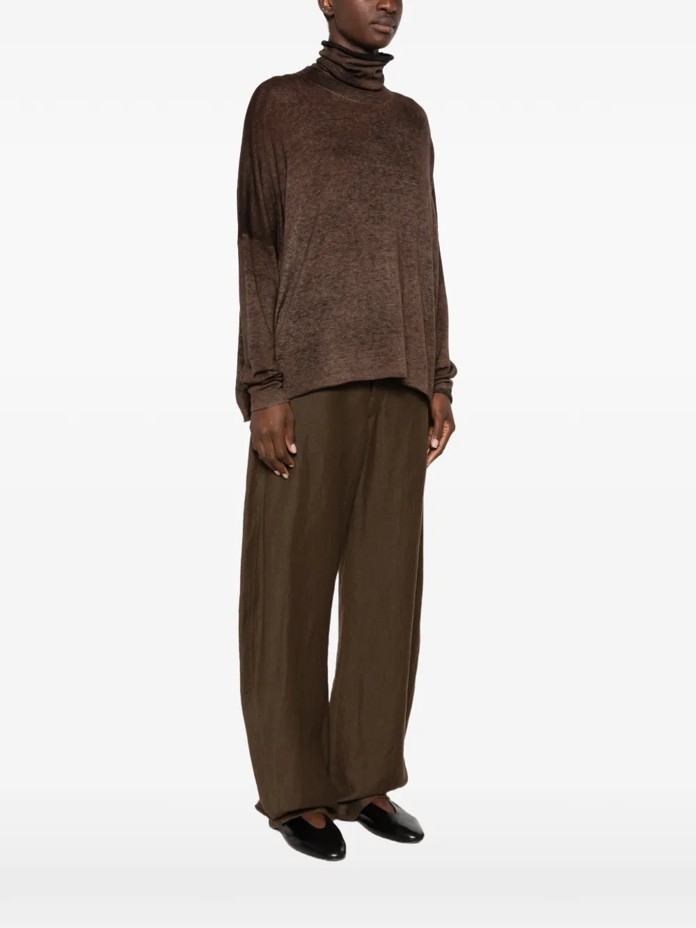 Avant Toi roll-neck sweater Bruin