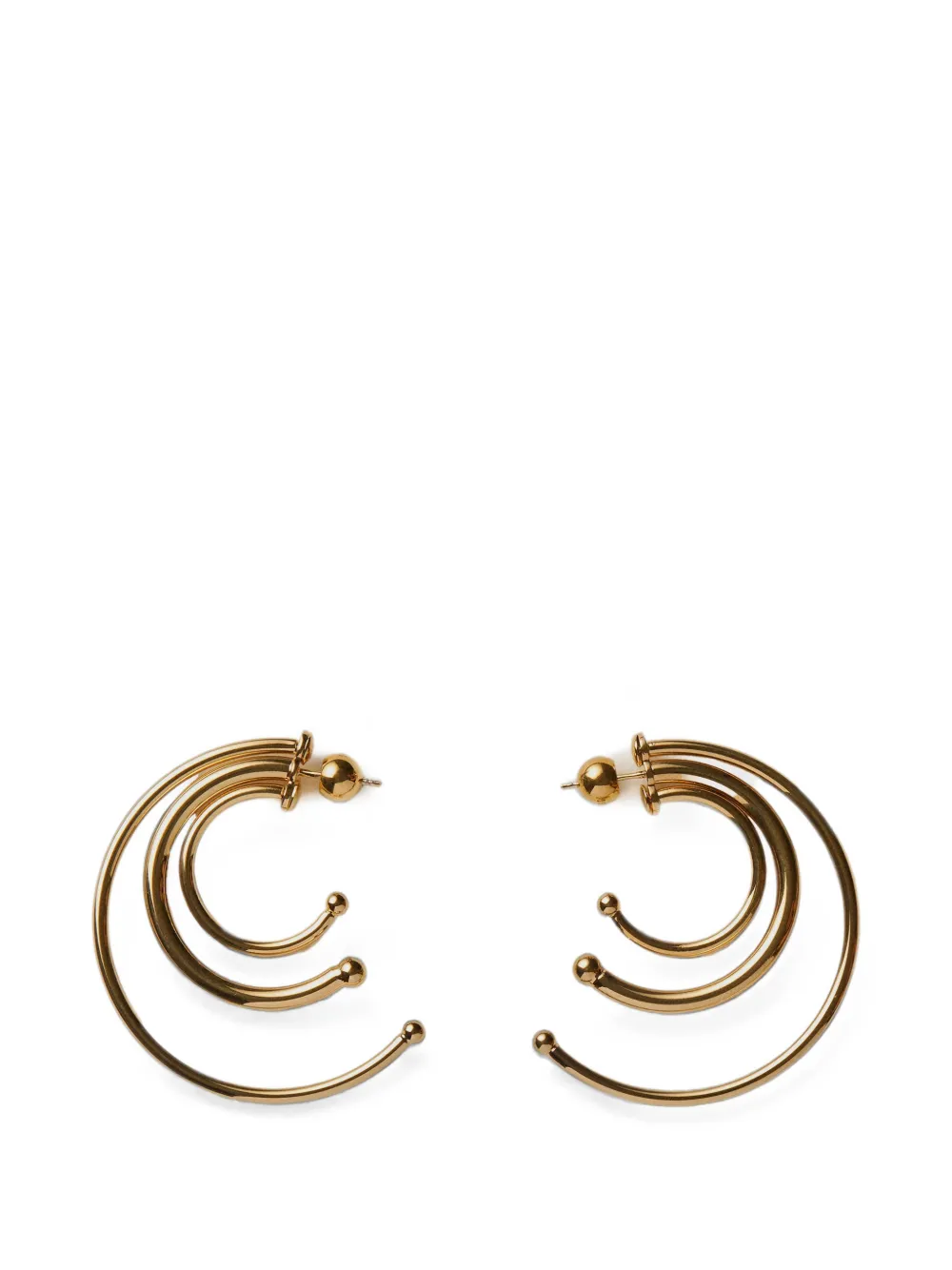 Panconesi Solar triple-hoop earrings
