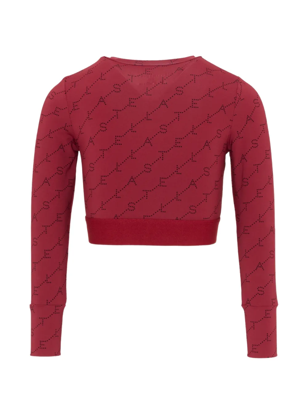 Stella McCartney Kids Tweedelige set met T-shirt en legging met logo-print Rood