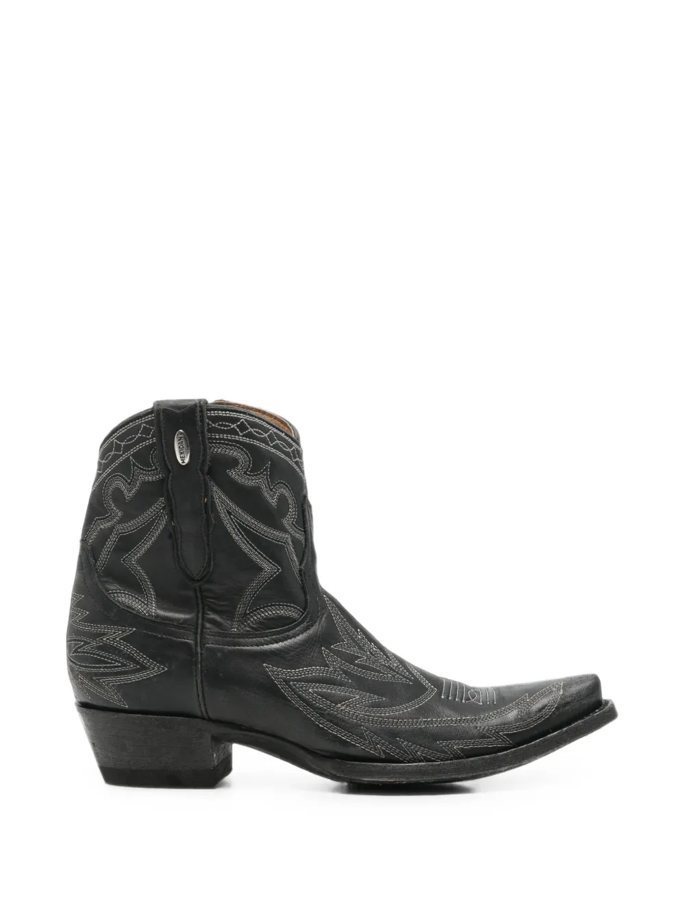 Mexicana embroidered leather boots
