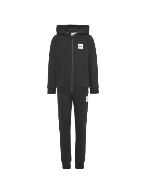 BOSS Kidswear logo-patch tracksuit