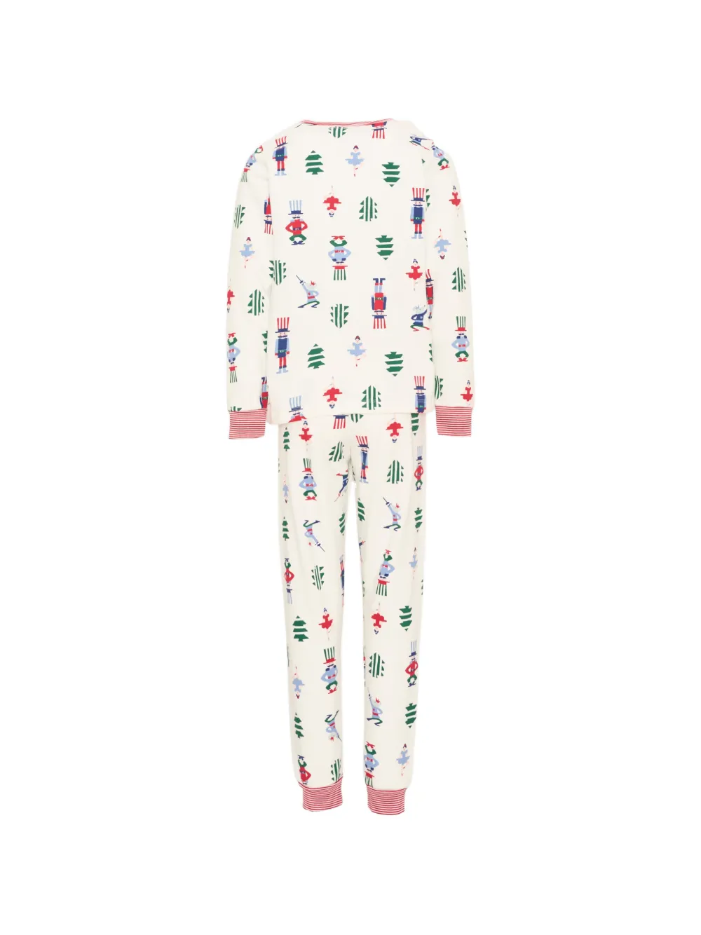 Petit Bateau Pyjama met print Wit