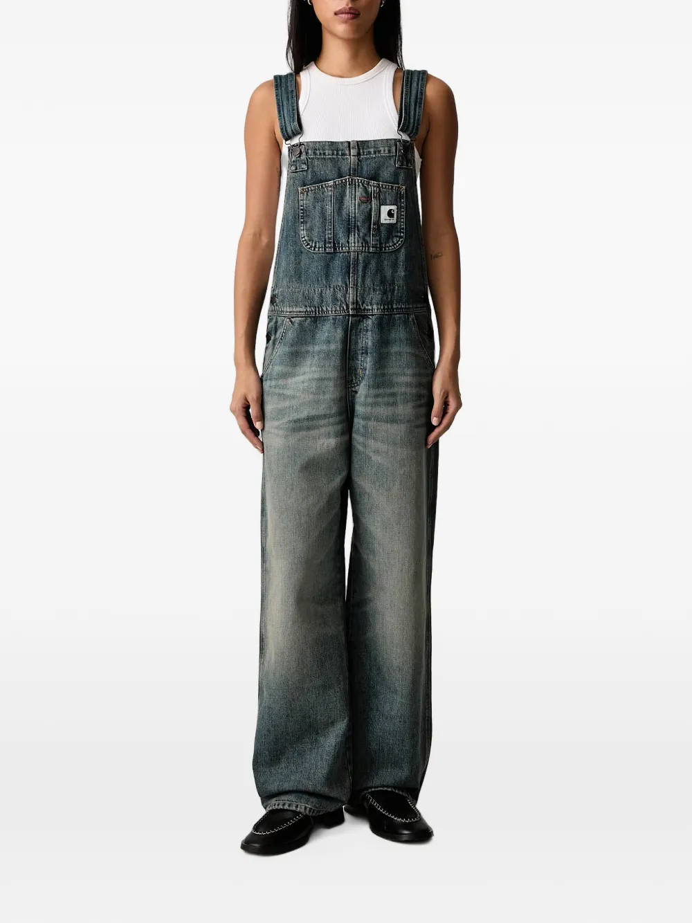 Carhartt WIP faded-effect dungarees