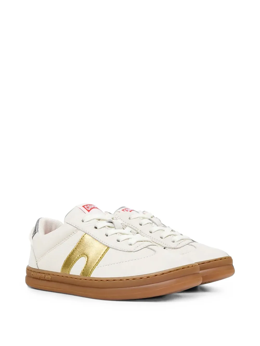 Camper Kids Twins leather sneakers Wit