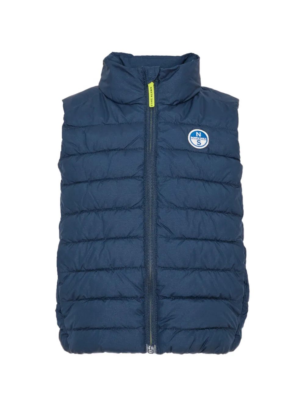 North Sails Kids Gesteppte Weste mit Logo-Patch - Blau