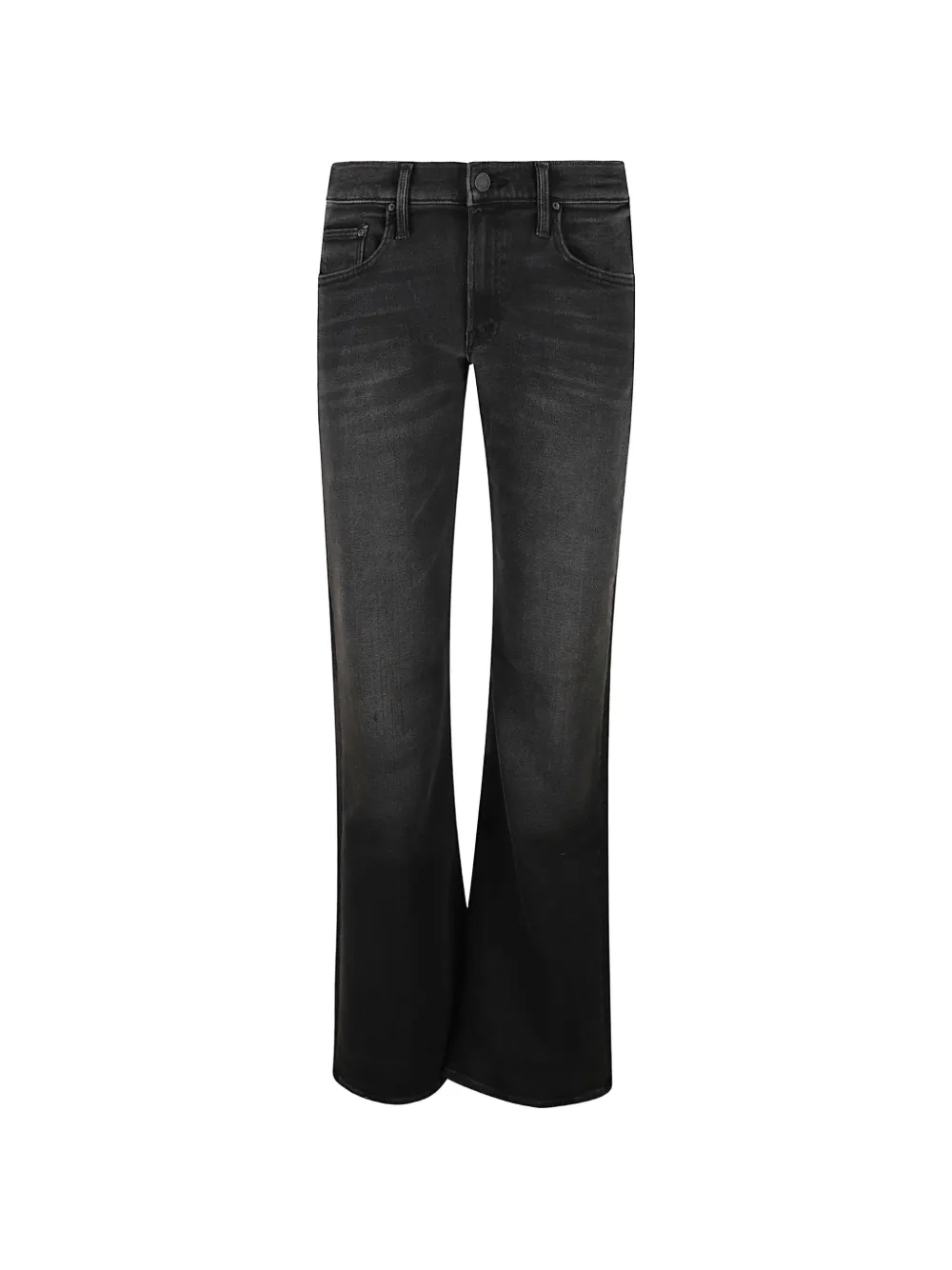 MOTHER The Jinx Heel faded-effect whiskered jeans