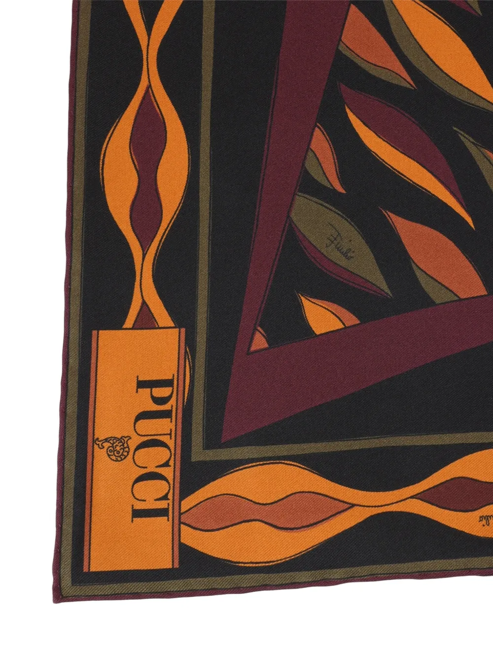 PUCCI Sjaal met geometrische print Rood
