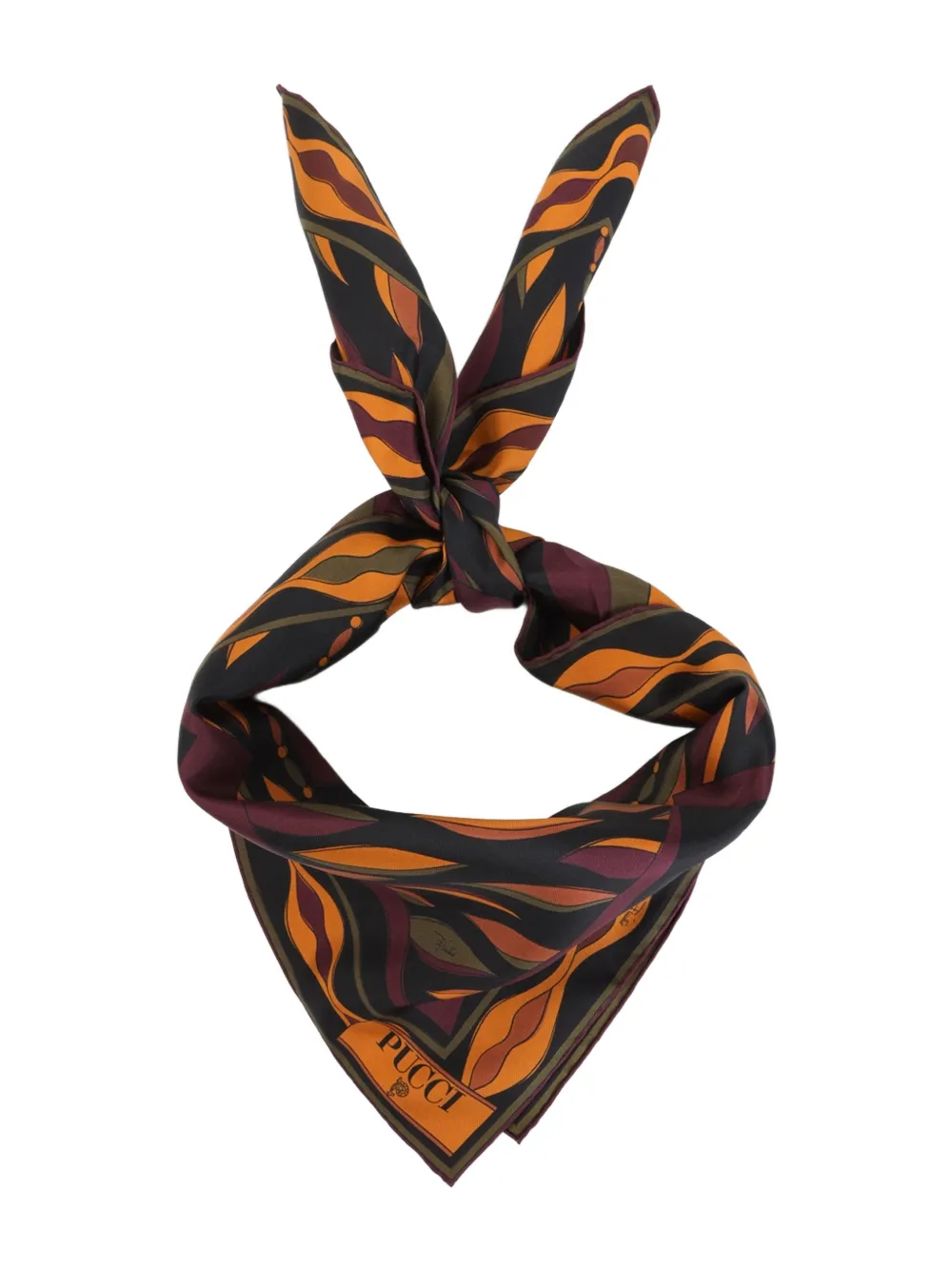 PUCCI Sjaal met geometrische print Rood