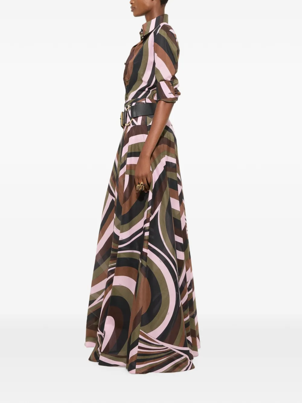 PUCCI Shirt met print Groen