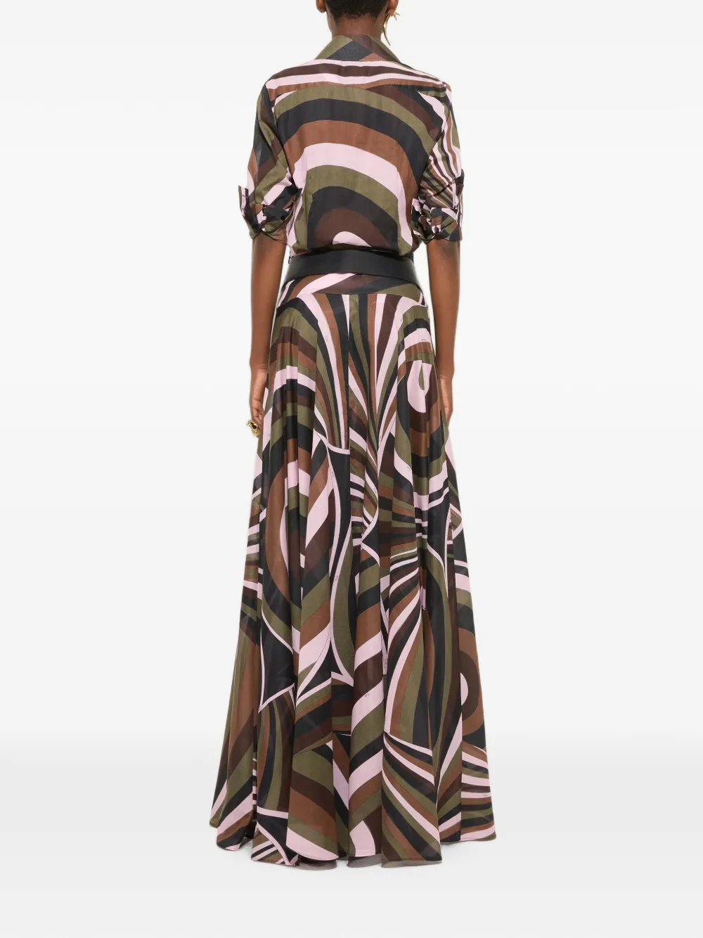 PUCCI Shirt met print Groen