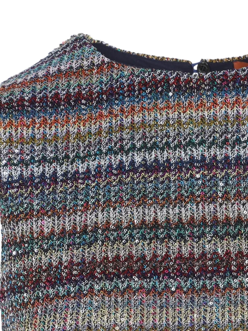 Missoni Caperdoni mini-jurk verfraaid met pailletten Blauw