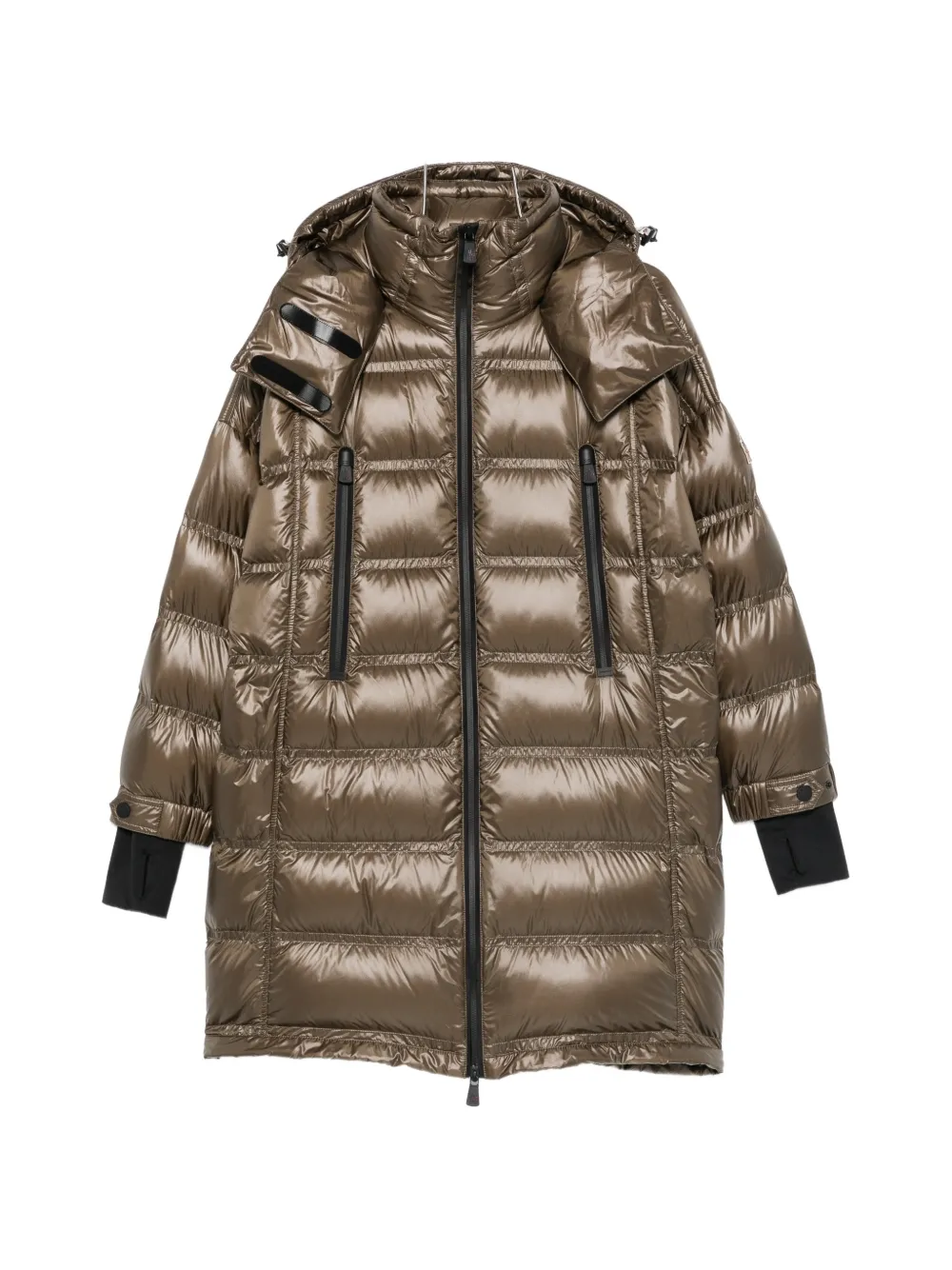 Moncler Grenoble quilted hooded coat